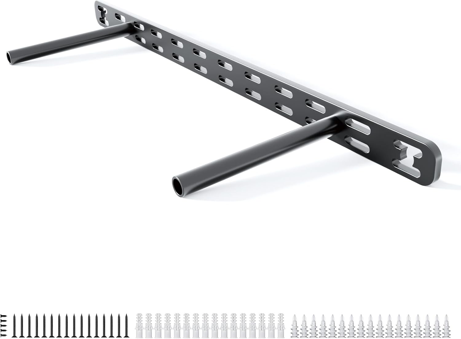 1pc Floating Shelf Bracket Heavy Duty,Decorative Floating Shelf Hardware Hidden Black Metal Fireplace Mantel Brackets Craftersmark