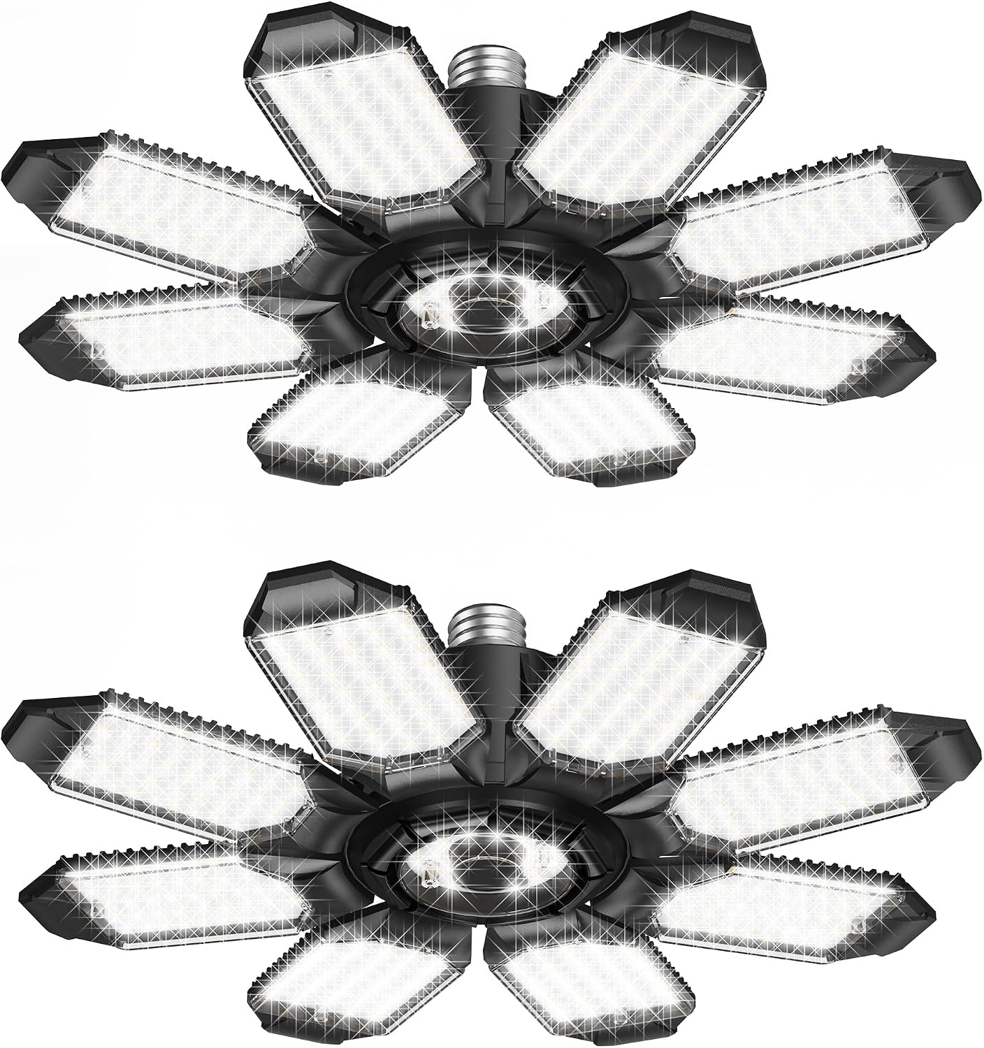 Motion Sensor Garage Light, 25000LM 250W Garage Ceiling Led Motion Activated,Motion Sensor Light Indoor with Dusk to Dawn, E26 Screw in Shop Light for Basement Barn Attic Warehouse Craftersmark
