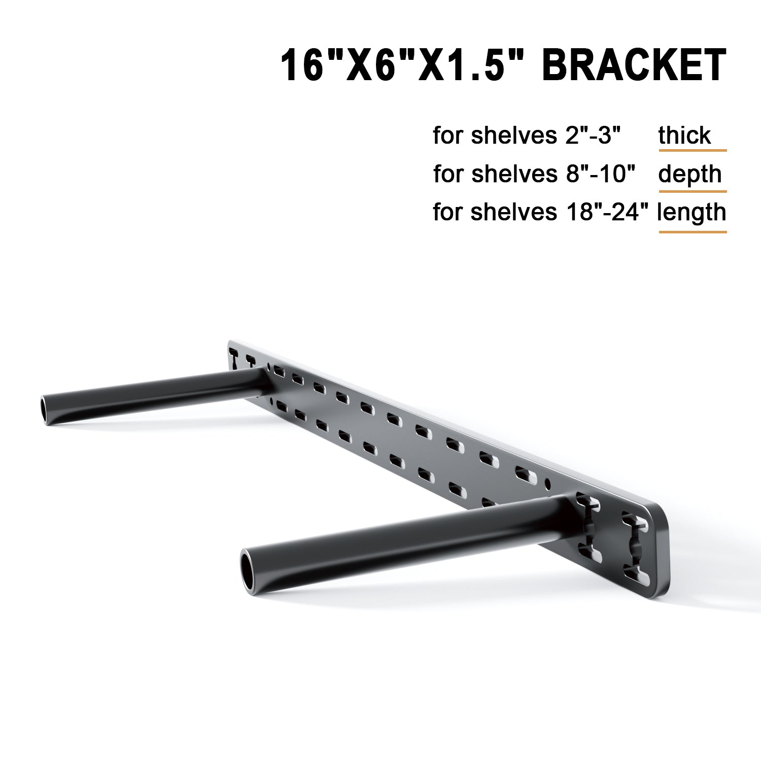 Floating Shelf Bracket with Jig--16"X6"X1.5" Craftersmark