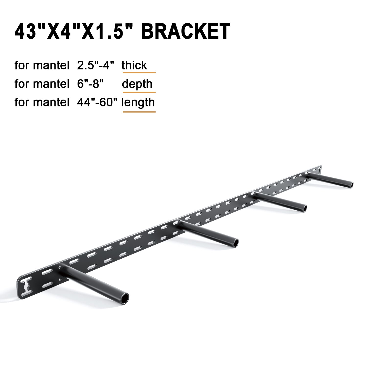 Floating Shelf Bracket--43"X4"X1.5" Craftersmark