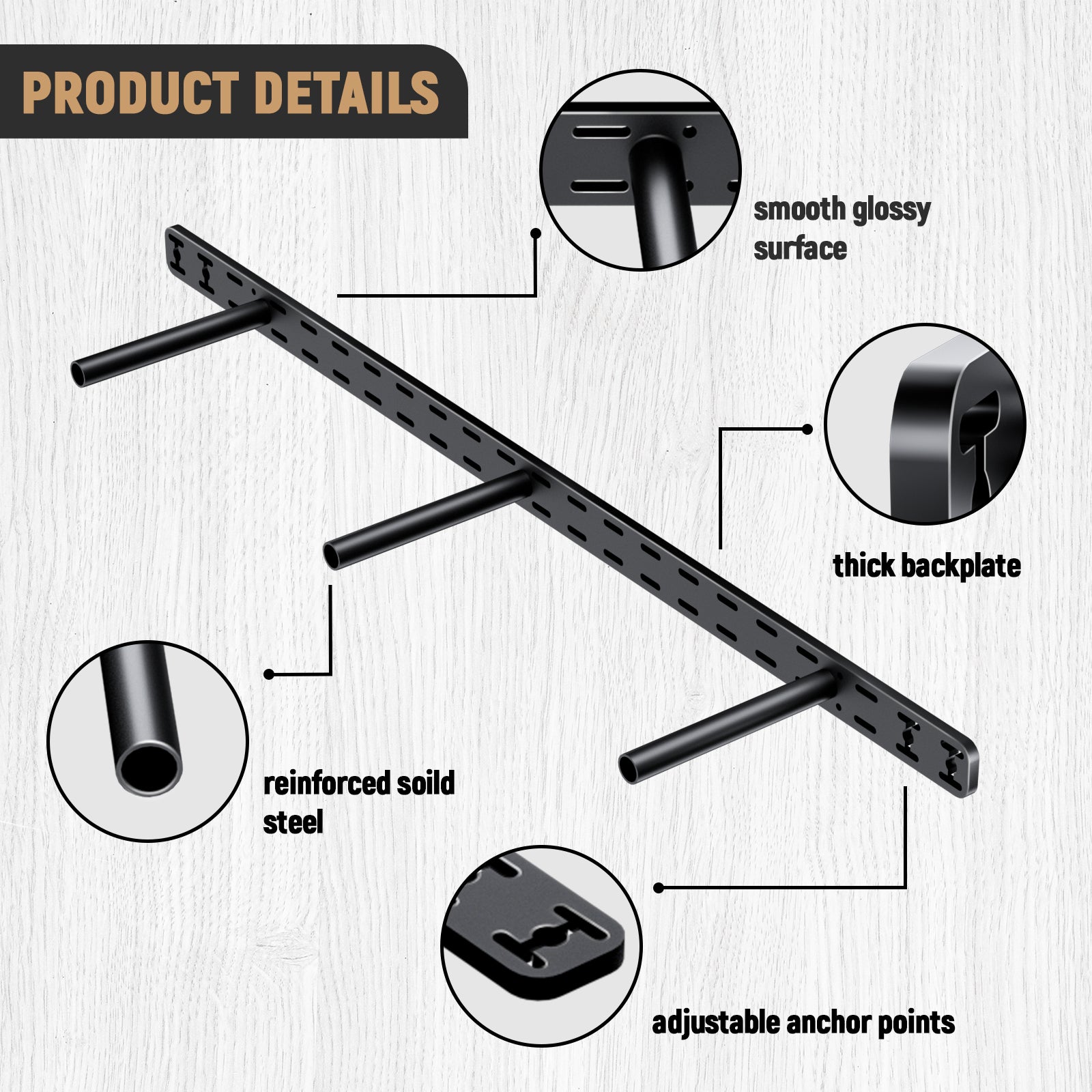 Floating Shelf Bracket with Jig--43"X6"X1.5" Craftersmark