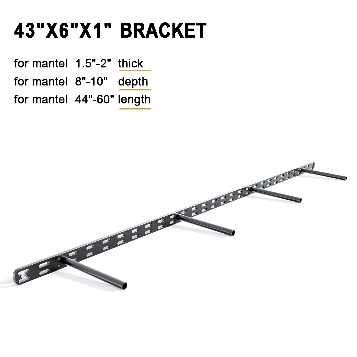 Floating Shelf Bracket--43"X6"X1.0" Craftersmark