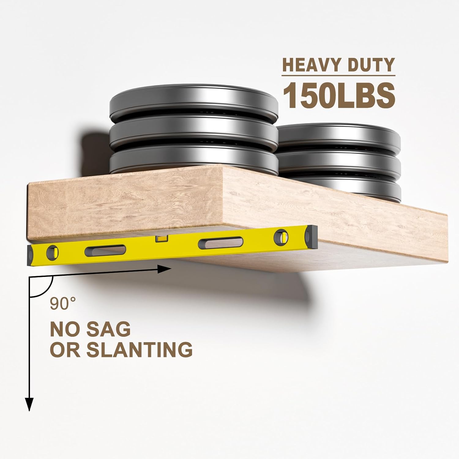 Floating Shelf Bracket--28"X8"X1.0" Craftersmark