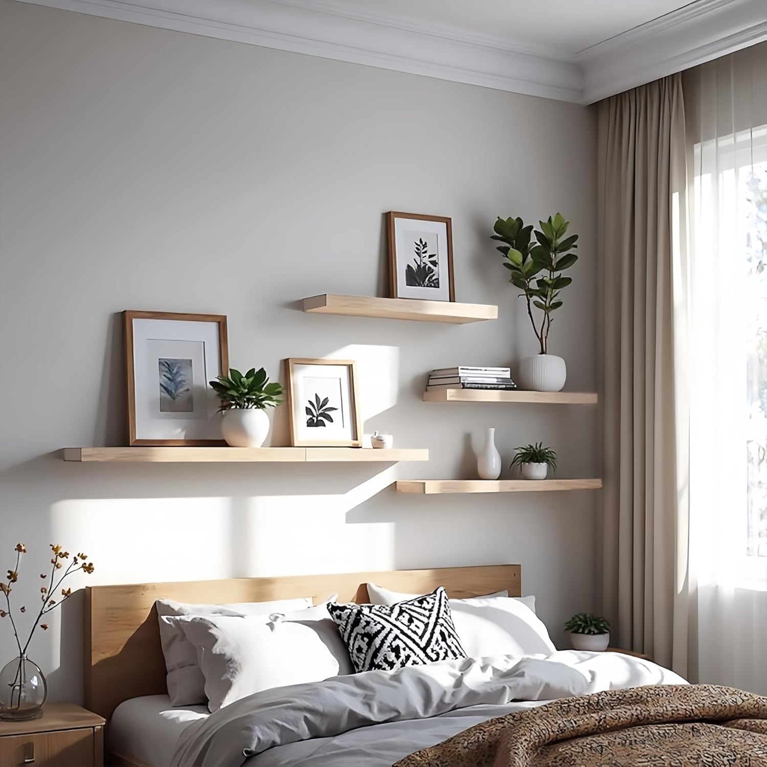 Floating Shelf Bracket--28"X6"X1.0" Craftersmark